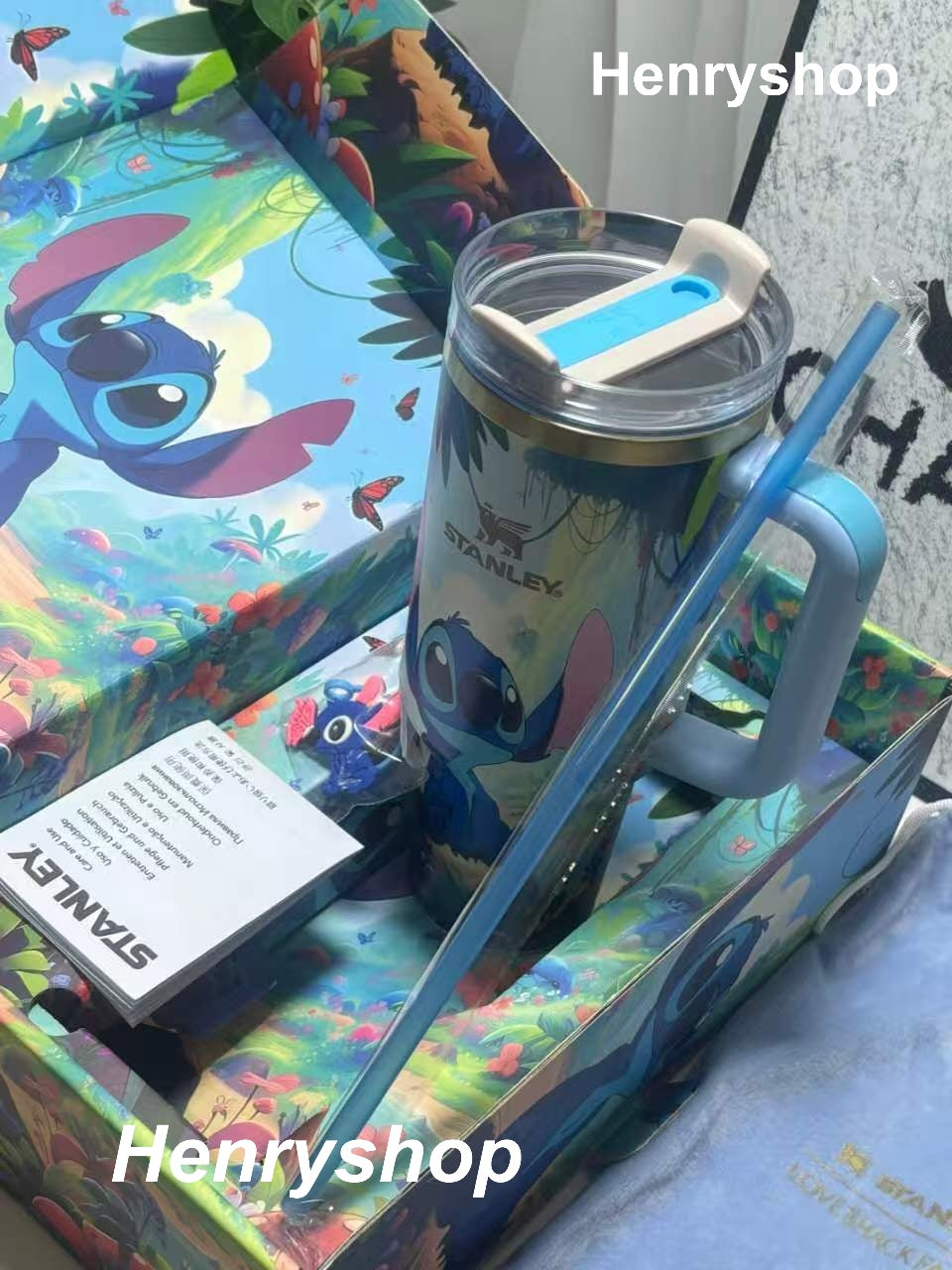 Stitch Limited Edition In-Car Insulated Cup 40 OZ with Premium Gift Box🔥🔥Free shipping by✈️✈️