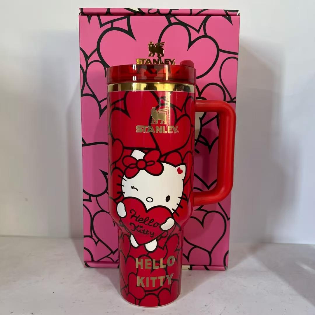 Designer 40oz Special Gift Set Valentine Gift include straw and topper