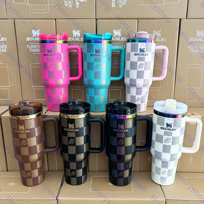 Designer Holographic In-Car Insulated Cup 40 OZ Free shipping by✈️✈️