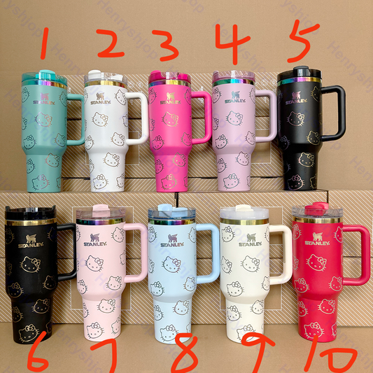 40oz Hello Kitty Stainless Steel Vacuum Insulated Tumbler Free shipping by✈️✈️