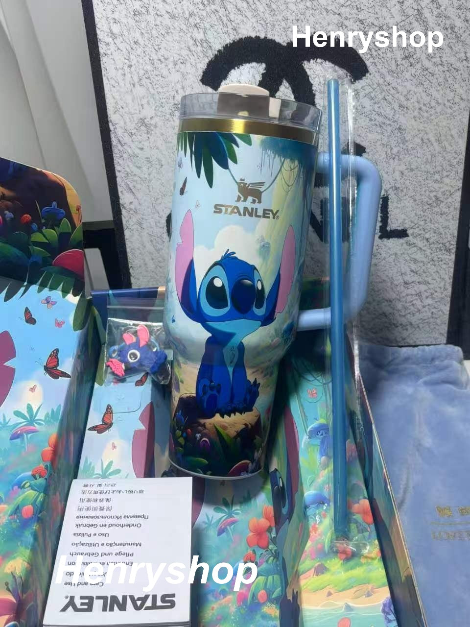 Stitch Limited Edition In-Car Insulated Cup 40 OZ with Premium Gift Box🔥🔥Free shipping by✈️✈️