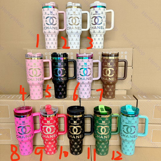 Designer Holographic In-Car Insulated Cup 40 OZ 🔥🔥 Free shipping by ✈️✈️