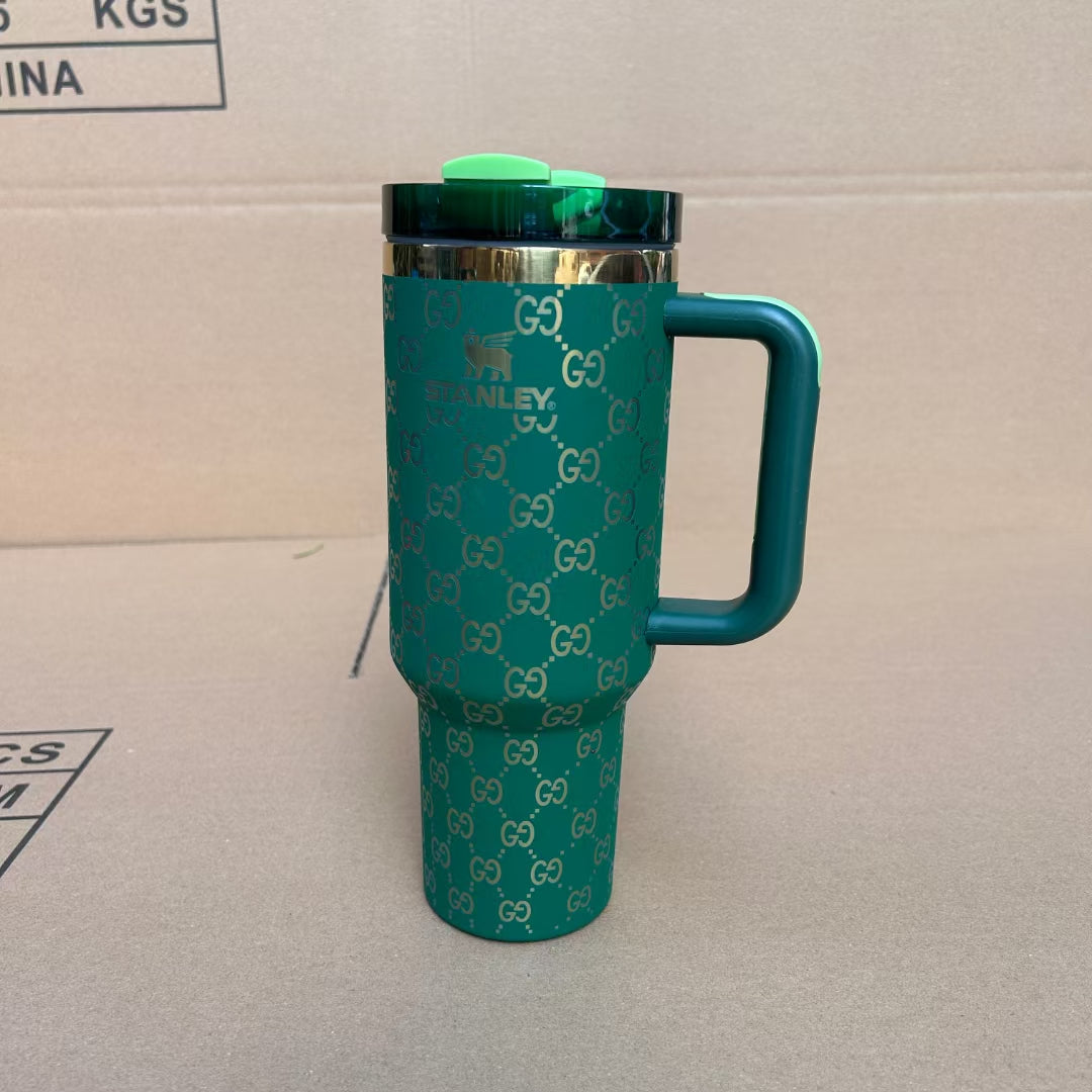 Designer Holographic 40 OZ In-Car insulated Cup(GG Design)Free shipping by✈️✈️