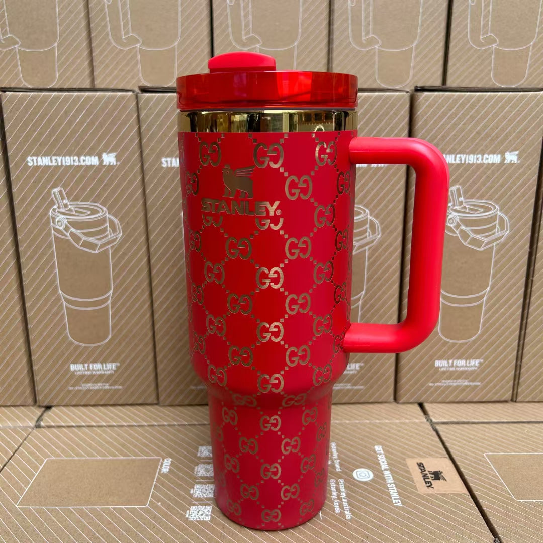 Designer Holographic 40 OZ In-Car insulated Cup(GG Design)Free shipping by✈️✈️
