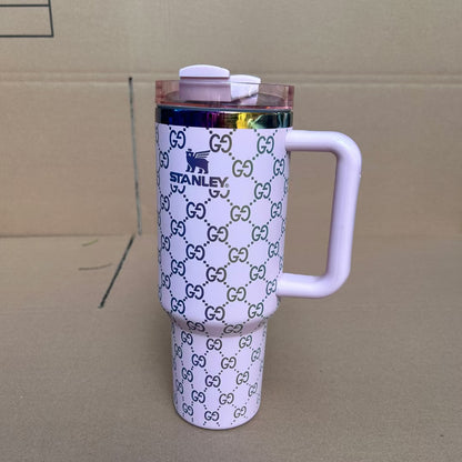 Designer Holographic 40 OZ In-Car insulated Cup(GG Design)Free shipping by✈️✈️