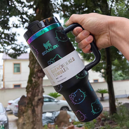 Hellokity Holographic 40 oz Insulated Tumbler