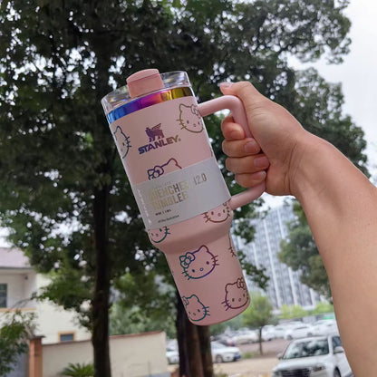 Hellokity Holographic 40 oz Insulated Tumbler