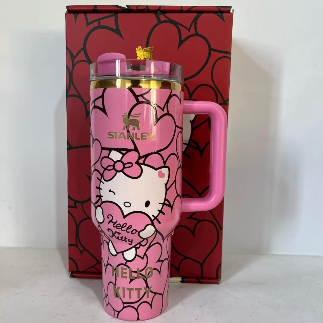 Designer 40oz Special Gift Set Valentine Gift include straw and topper