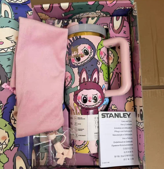 Labubu Limited Edition Insulated Cup 40 OZ with Colorful Premium Gift Box(Free shipping by✈️✈️)