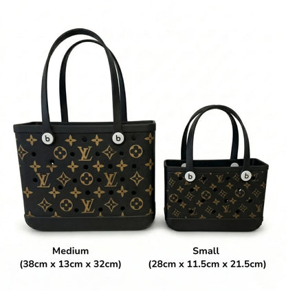 Designer Carry Tote Bag, Reusable Washable Bag for Vacation, Shopping & Daily Use