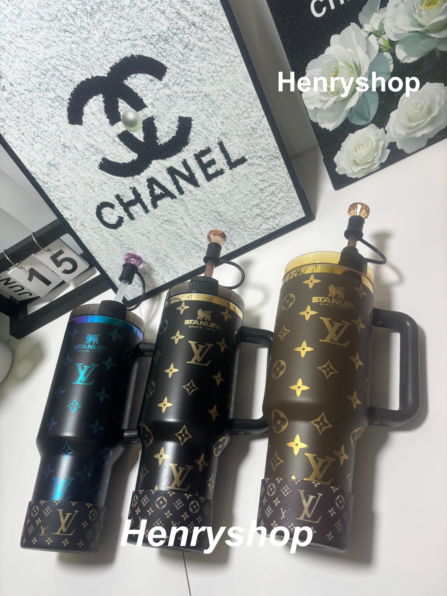 Designer Holographic In-Car Insulated Cup 40OZ Free shipping by✈️✈️✈️