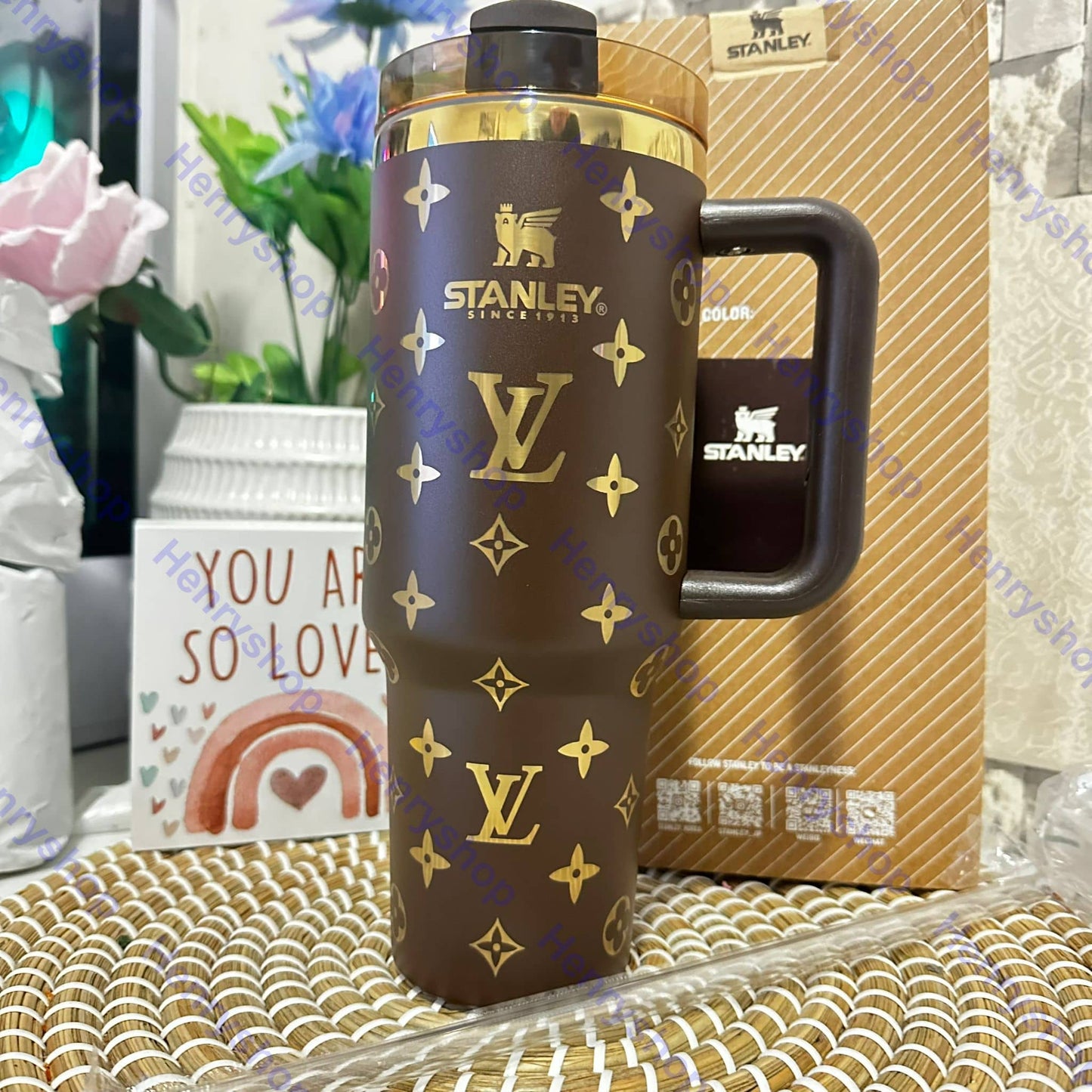 Designer Holographic In-Car Insulated Cup 40OZ Free shipping by✈️✈️✈️