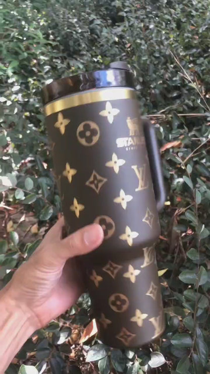 Designer Holographic In-Car Insulated Cup 40OZ Free shipping by✈️✈️✈️