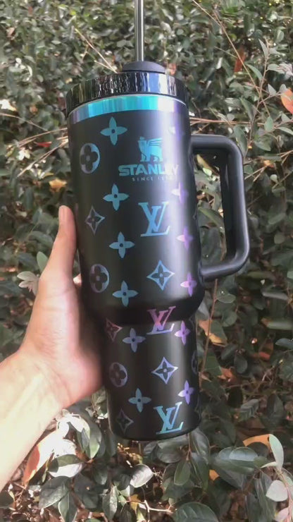 Designer Holographic In-Car Insulated Cup 40OZ Free shipping by✈️✈️✈️