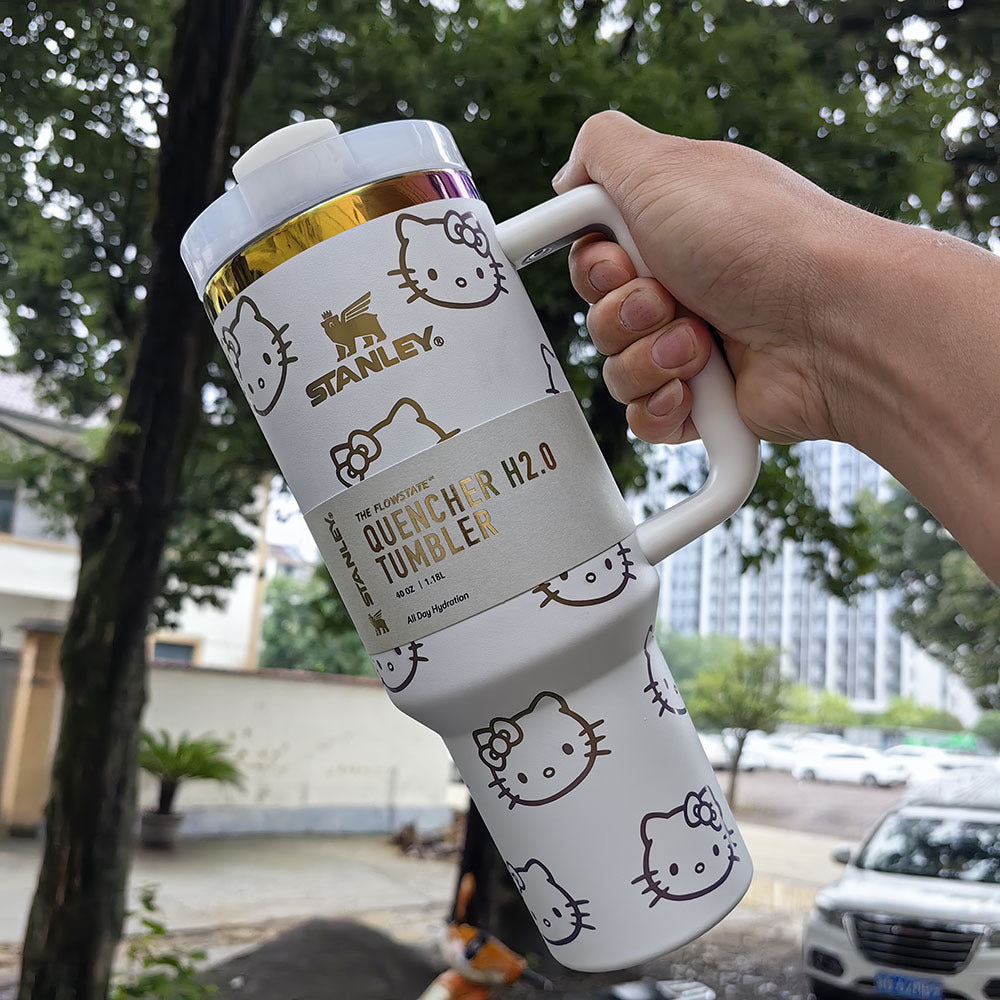 Hellokity Holographic 40 oz Insulated Tumbler